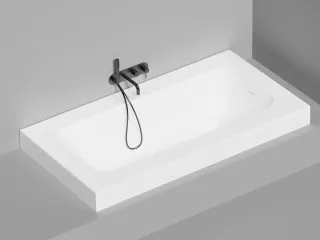 Ванна из искусственного камня Salini Orlanda Plus Kit S-Sense 102114MRF 190x100см RAL полностью